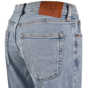 Image number 4 for Calvin Klein Jeans Straight Fit Jeans Light Blue
