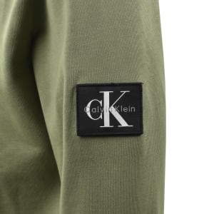 Image number 4 for Calvin Klein Jeans Badge Sweatshirt Green