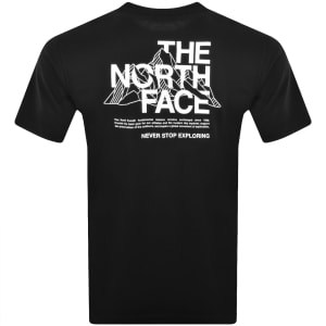 Image number 5 for The North Face Mountain Sketch T Shirt Black