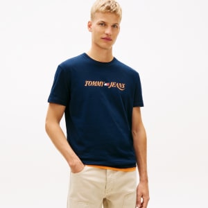 Image number 4 for Tommy Jeans Vintage T Shirt Navy