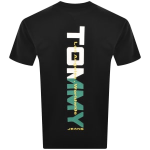 Image number 4 for Tommy Jeans Backprint T Shirt Black