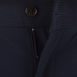 Image number 4 for Calvin Klein Straight Fit Seersucker Shorts Navy