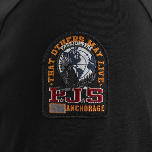 Image number 4 for Parajumpers Shispare T Shirt Black