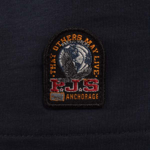 Image number 4 for Parajumpers Baildon T Shirt Ink Blue