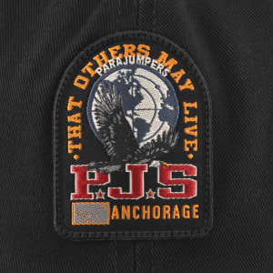 Image number 4 for Parajumpers Logo Cap Black
