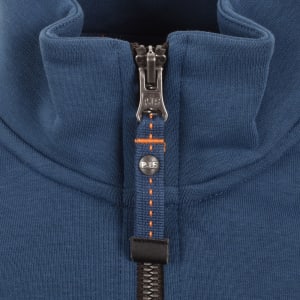 Image number 4 for Parajumpers Broad Peak Zip Sweatshirt Blue