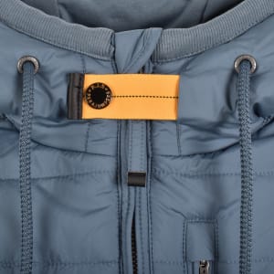 Image number 5 for Parajumpers Nylon Hooded Jacket Blue
