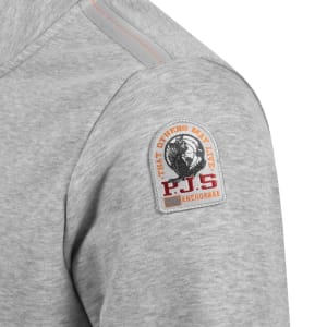 Image number 4 for Parajumpers Broad Peak Zip Sweatshirt Grey