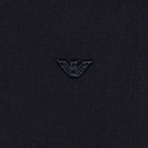 Image number 4 for Emporio Armani Logo Hoodie Navy