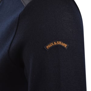 Image number 4 for Paul And Shark Typhoon Knit Jumper Navy
