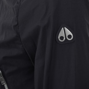 Image number 4 for Moose Knuckles Courville Bomber Jacket Navy