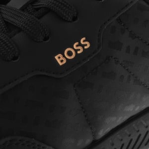 Image number 4 for BOSS Titanium Runner Trainers Black