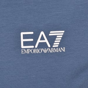 Image number 4 for EA7 Emporio Armani Core ID Polo T Shirt Blue