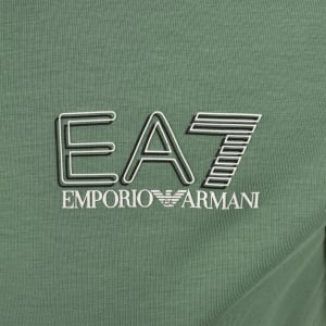 Image number 4 for EA7 Emporio Armani Polo T Shirt Green