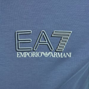 Image number 5 for EA7 Emporio Armani Polo T Shirt Blue