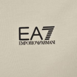 Image number 4 for EA7 Emporio Armani Logo Hoodie Beige