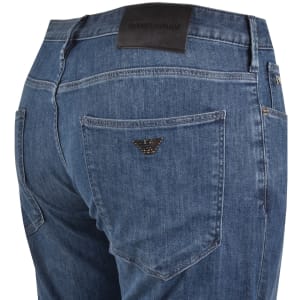 Image number 4 for Emporio Armani J06 Slim Fit Jeans Blue