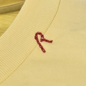 Image number 4 for Replay Logo Graphic T Shirt Pale Yellow