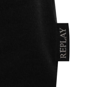 Image number 4 for Replay Graphic T Shirt Black