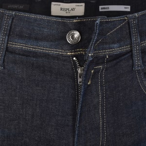 Image number 5 for Replay Anbass Slim Fit Jeans Blue