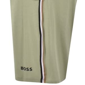 Image number 5 for BOSS Unique Jersey Shorts Green