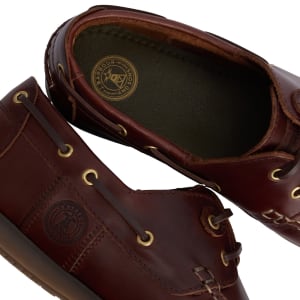 Image number 4 for Barbour Wake Boat Shoes Brown