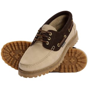 Image number 4 for Barbour Deck Boat Shoe Beige