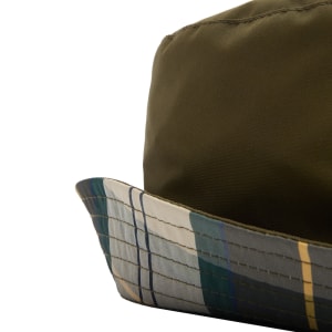 Image number 4 for Barbour Hutton Reversible Bucket Hat Green