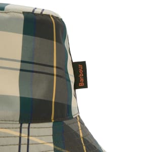 Image number 5 for Barbour Hutton Reversible Bucket Hat Green