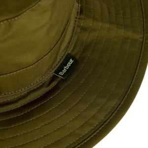 Image number 4 for Barbour Longhall Bucket Hat Green