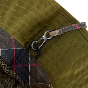 Image number 5 for Barbour Longhall Bucket Hat Green