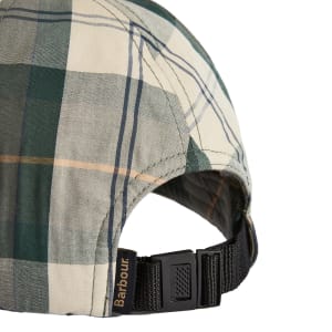 Image number 4 for Barbour Telfield Baseball Cap Tartan Green