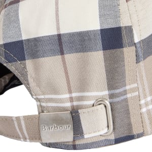 Image number 4 for Barbour Tartan Sports Cap Beige