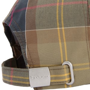 Image number 4 for Barbour Tartan Sports Cap Green