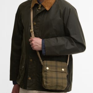 Image number 5 for Barbour Transport Crossbody Bag Green