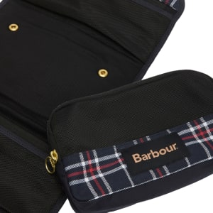 Image number 5 for Barbour Transport Hanging Wash Bag Navy