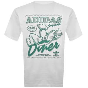 Image number 5 for adidas Originals Diner GFX T Shirt White
