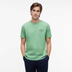 Image number 4 for Tommy Hilfiger Script Stack T Shirt Green