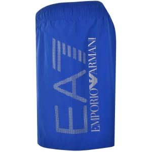 Image number 4 for EA7 Emporio Armani Logo Swim Shorts Blue