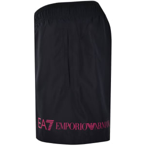 Image number 4 for EA7 Emporio Armani Logo Swim Shorts Navy