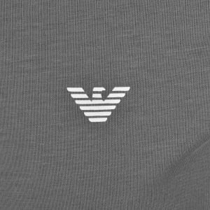 Image number 4 for Emporio Armani Lounge Logo T Shirt Grey