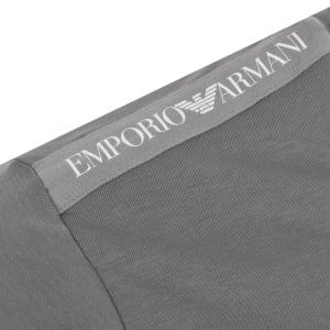 Image number 5 for Emporio Armani Lounge Logo T Shirt Grey