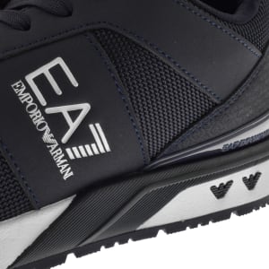 Image number 4 for EA7 Emporio Armani Logo Trainers Navy