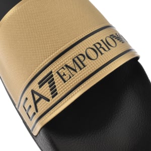 Image number 4 for EA7 Emporio Armani Beach Sliders Black