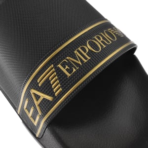 Image number 4 for EA7 Emporio Armani Beach Sliders Black