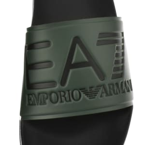 Image number 4 for EA7 Emporio Armani Beach Sliders Green