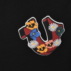 Image number 4 for True Religion Garden Logo T Shirt Black