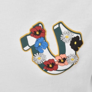 Image number 4 for True Religion Garden Logo T Shirt White