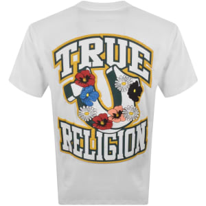 Image number 5 for True Religion Garden Logo T Shirt White