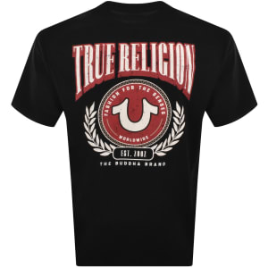 Image number 5 for True Religion College HS T Shirt Black